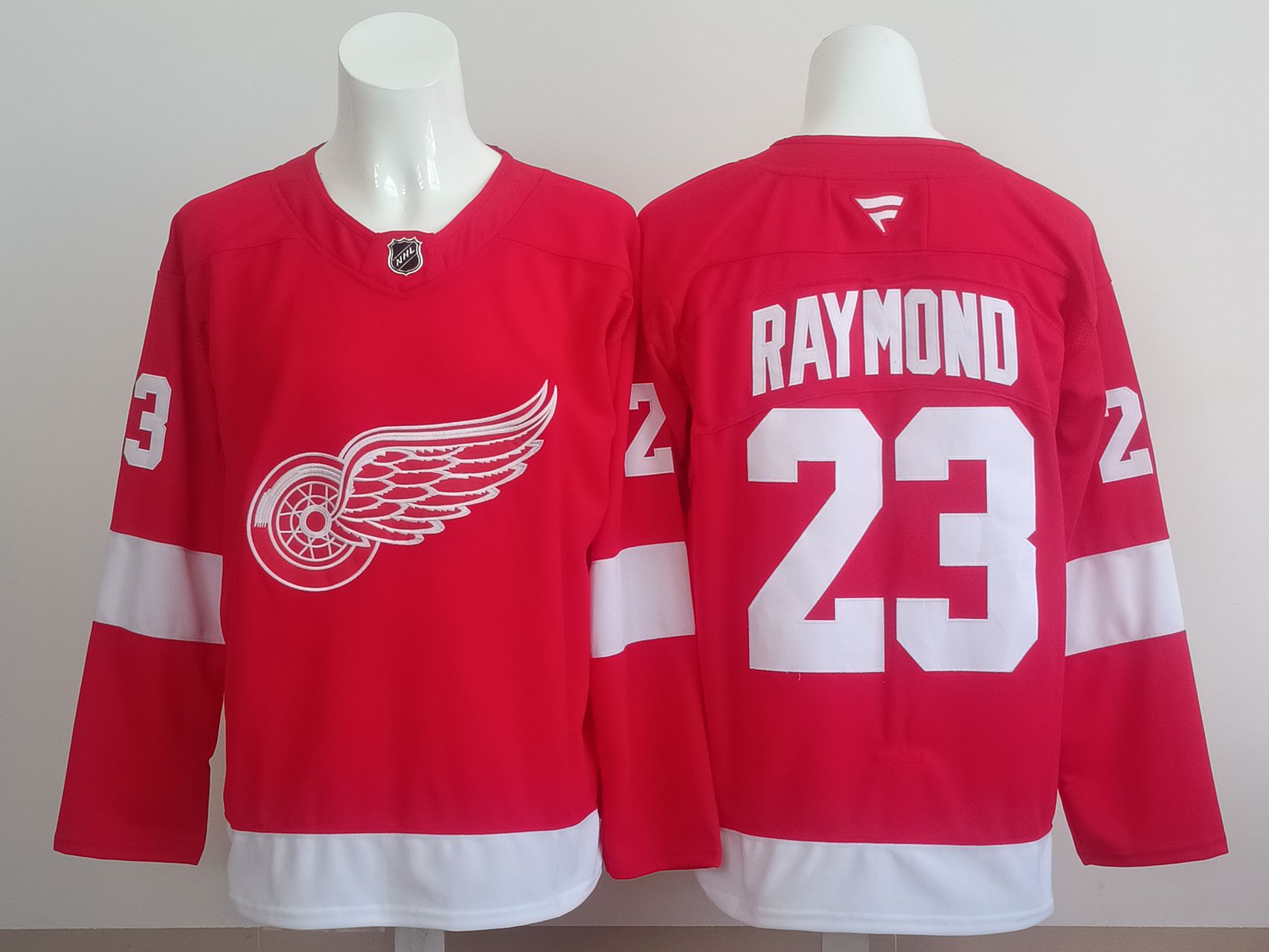 Men 2025 Detroit Red Wings #23 Raymond Red NHL Jersey style 01->detroit red wings->NHL Jersey
